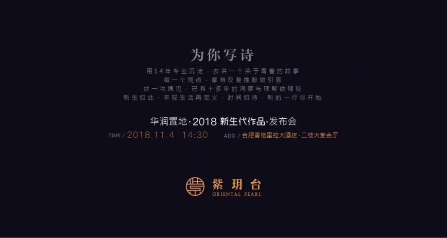 【发布会策划】2018华润置地新生代作品发布会策划案_第5页