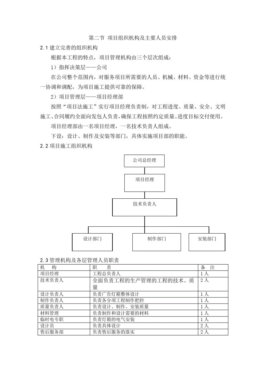 新版广告宣传灯箱安装服务方案_第2页