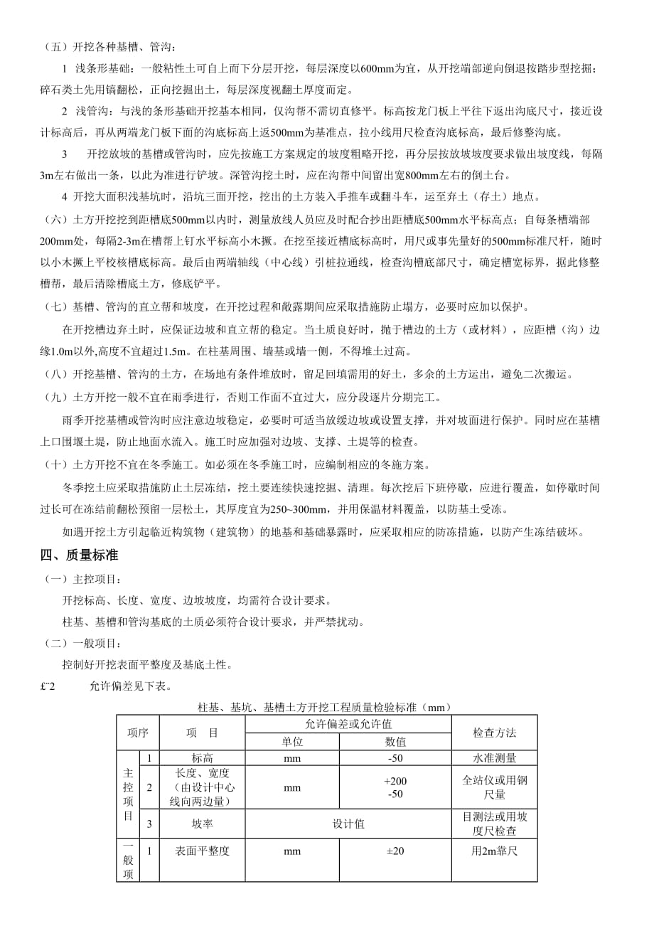 人工挖土施工方案_第2页