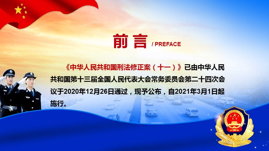 引领推动作解读2020年新修订的《刑法修正案（十一）》PPT讲座课件_第2页