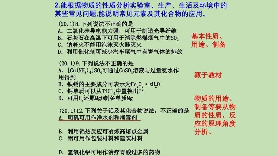 2021-2022年高考化学一轮复习《元素化合物复习》讲座_第5页