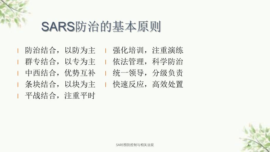 SARS预防控制与相关法规课件_第4页