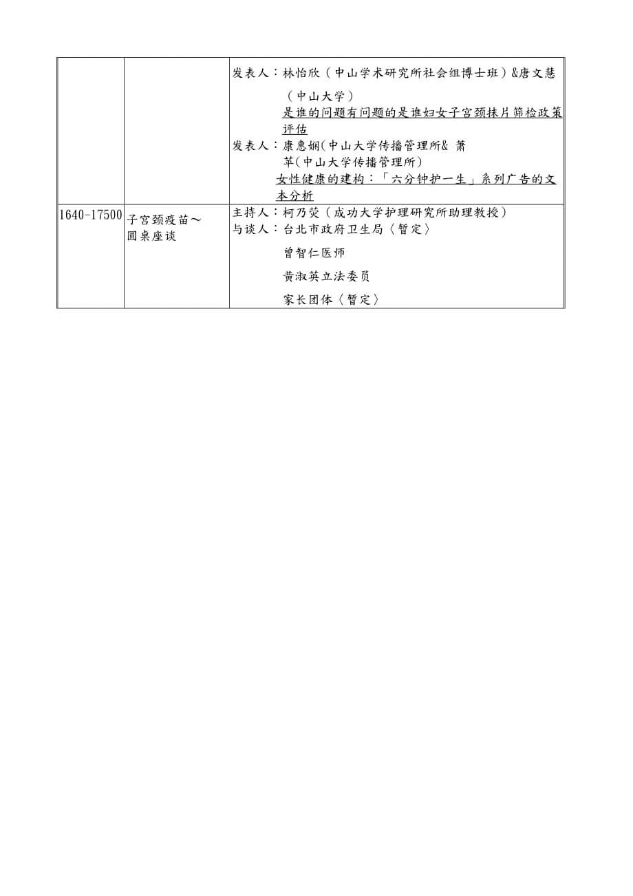 第七届性别与医疗工作坊企划书_第5页