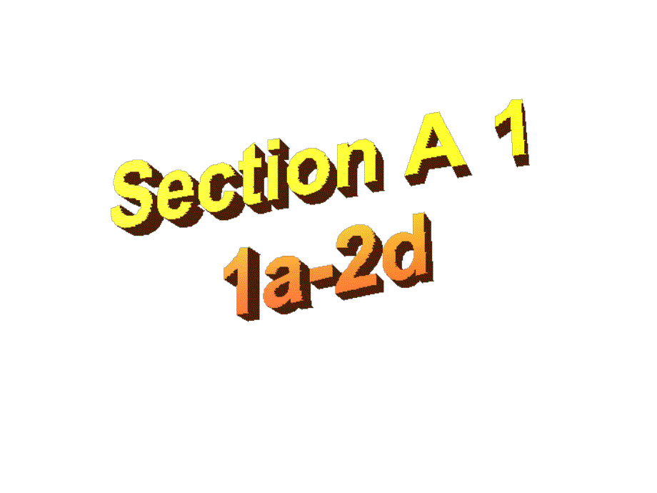 人教九年级英语Unit 14 Section A 1a-2d课件_第2页