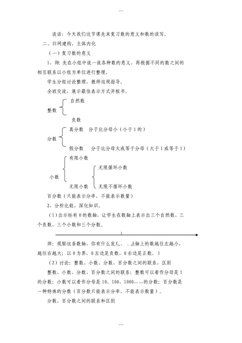 最新人教版六年级数学下册总复习教案(68页)_第5页