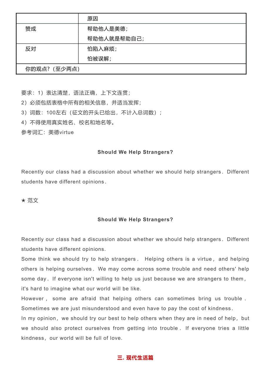 2021英语中考作文提分11个热点话题20篇优秀范文_第3页