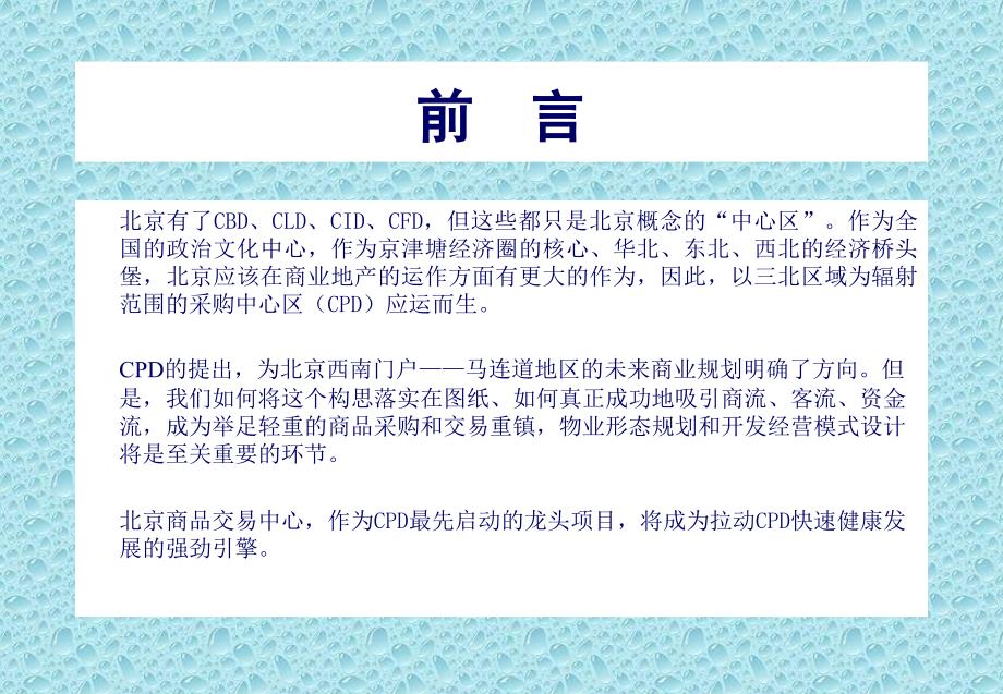 [精选]北京商品交易中心前期策划方案_第2页