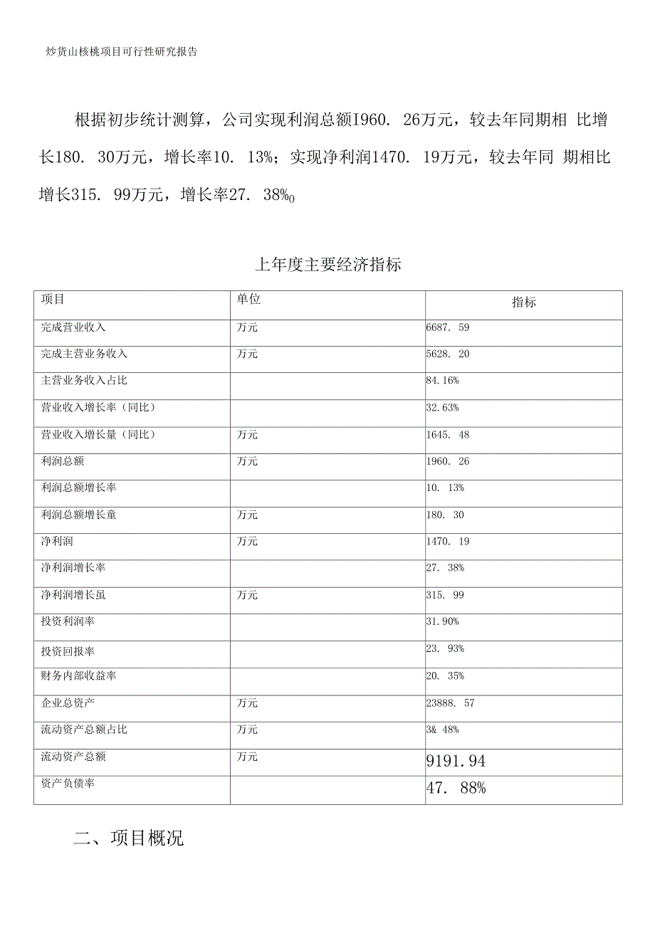 2021年炒货山核桃项目可行性研究报告（专业完整版）_第4页