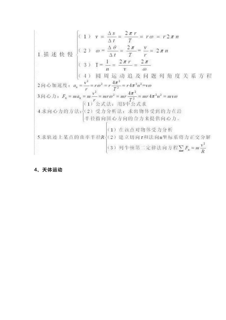 [荐]高考高中物理必考公式大全+知识结构导图_第5页