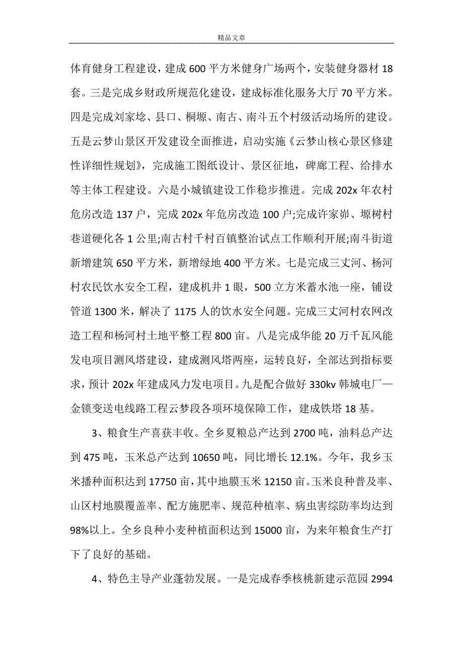 《乡镇党委委员半年工作总结》_第2页