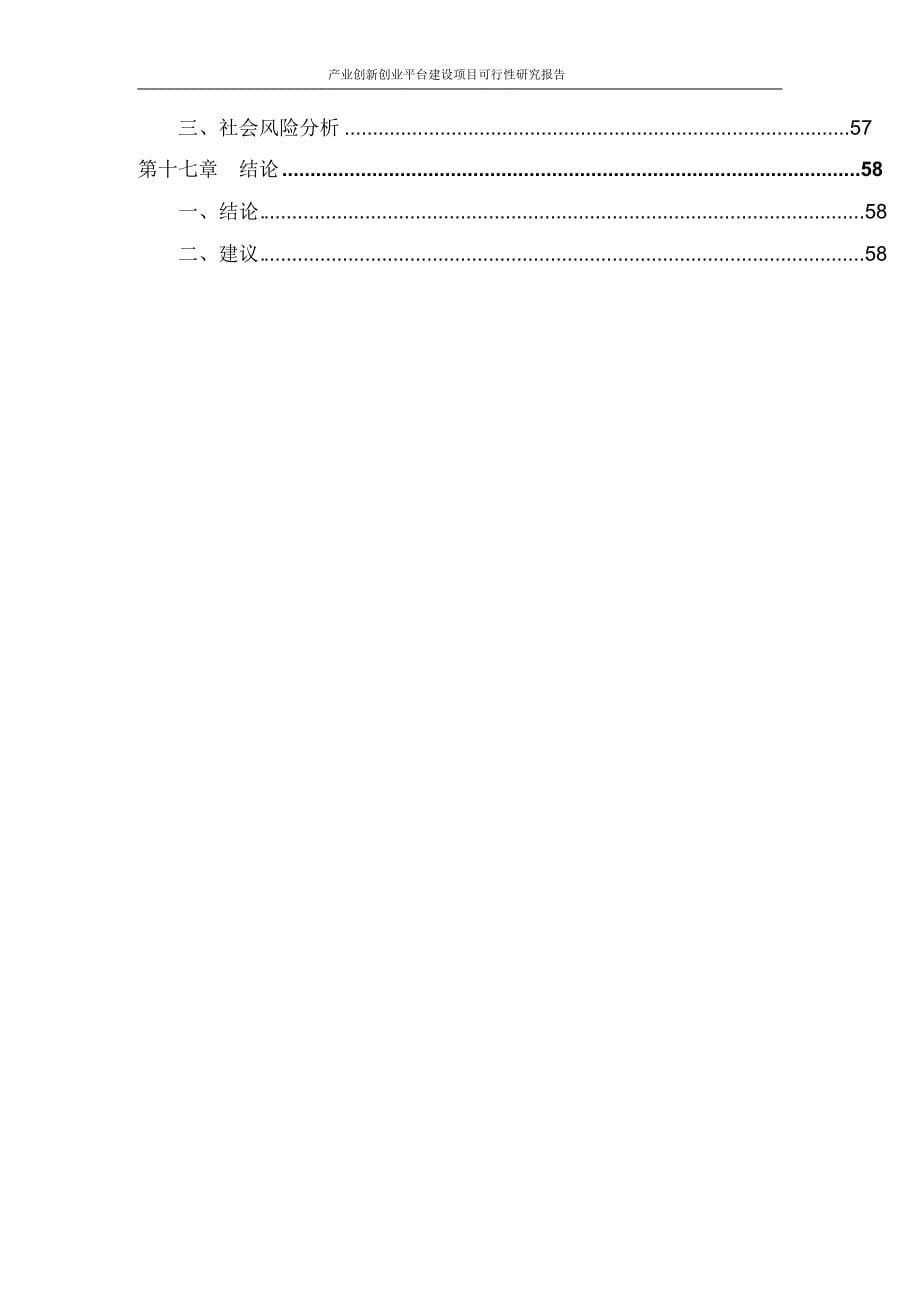 产业创新创业平台建设项目可行性研究报告_第5页