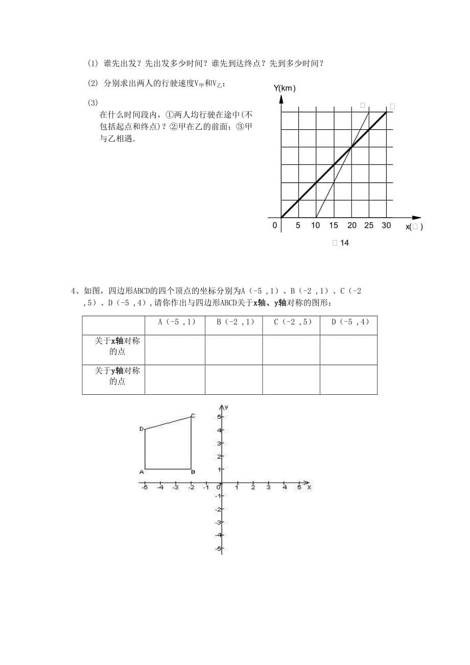 八年级上学期数学期中测试八_第5页