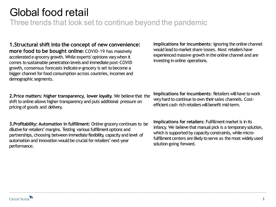 【跨境电商】瑞信-欧洲-零售行业-全球食品零售晴雨表：全球电商杂货图示_市场营销策划2021_电商行_第3页