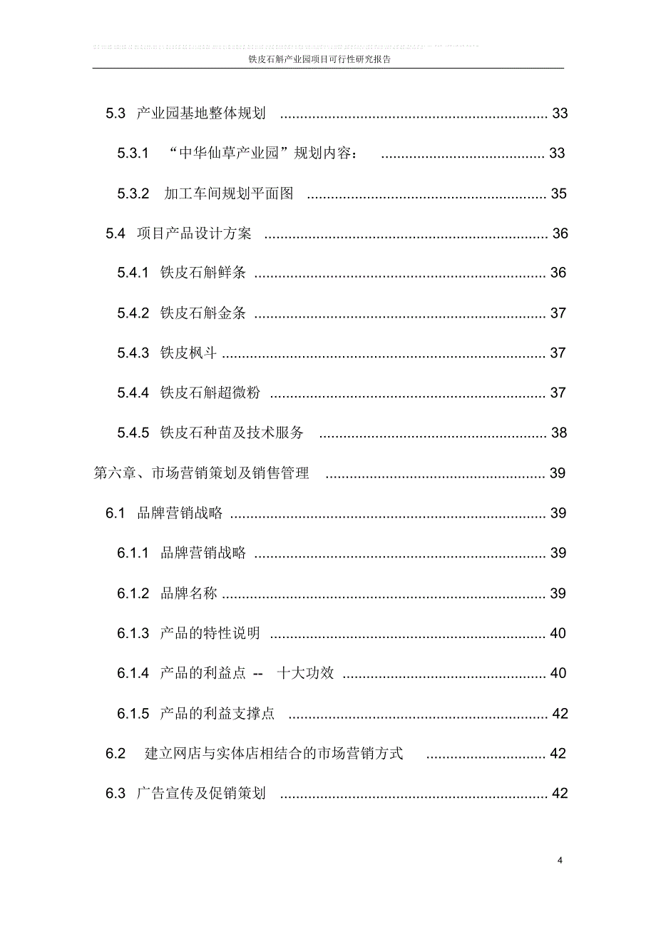 铁皮石斛产业园项目可行性研究报告_第4页