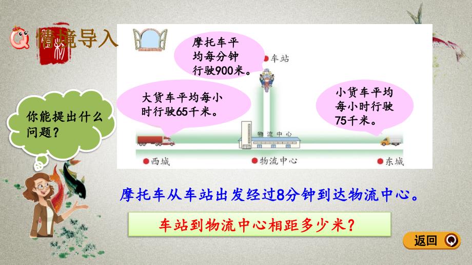 青岛版（五年制）数学三年级下册《第九单元 解决问题9.1 路程问题》PPT课件_第2页