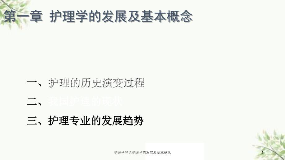 护理学导论护理学的发展及基本概念课件_第2页