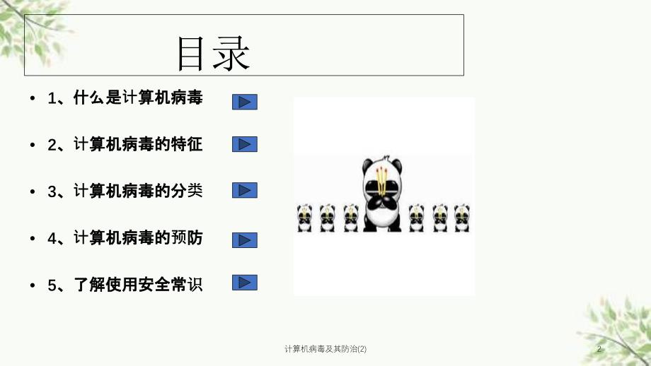 计算机病毒及其防治(2)课件_第2页