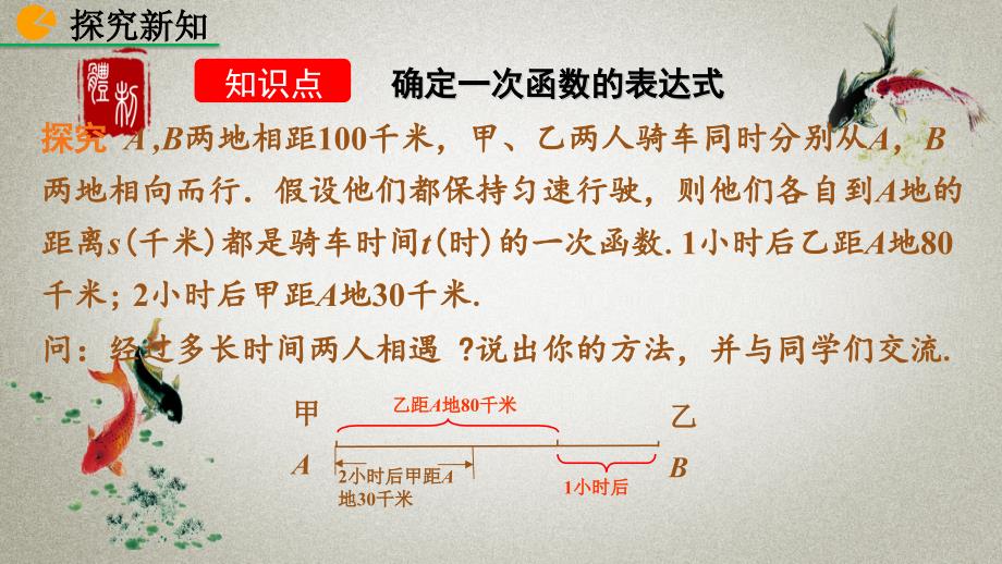 北师大版八年级上册《5.7 用二元一次方程组确定一次函数表达式》PPT课件_第4页