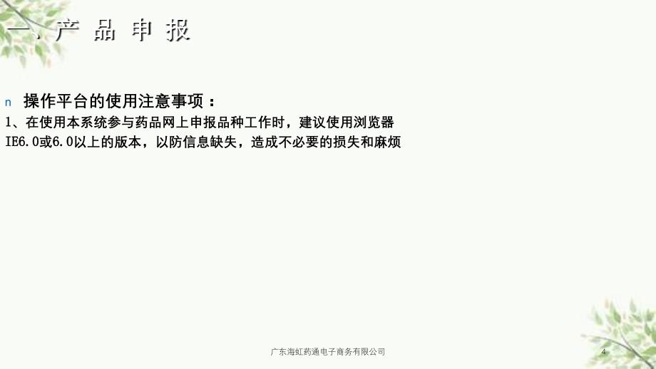 广东海虹药通电子商务有限公司课件_第4页