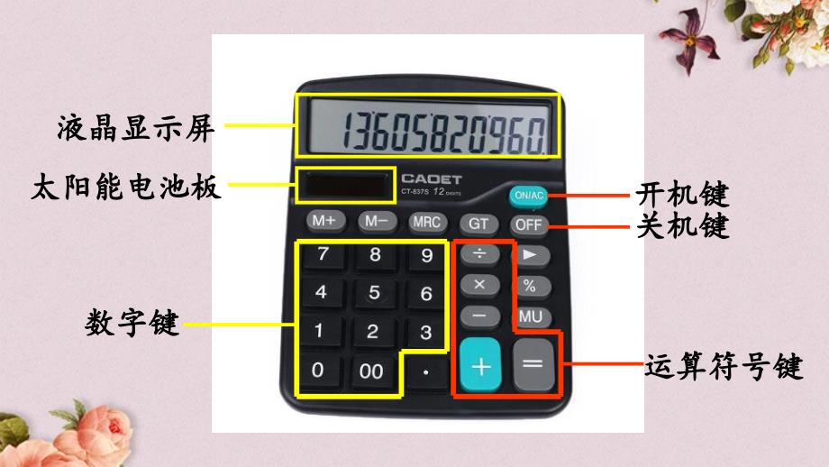 北京课改版四年级上册数学PPT课件 《7.2 用计算器进行乘法运算》_第4页