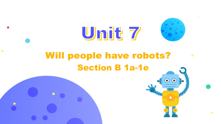 人教版八年级上册英语《Unit 7 Section B 1a-1e 》PPT课件_第1页