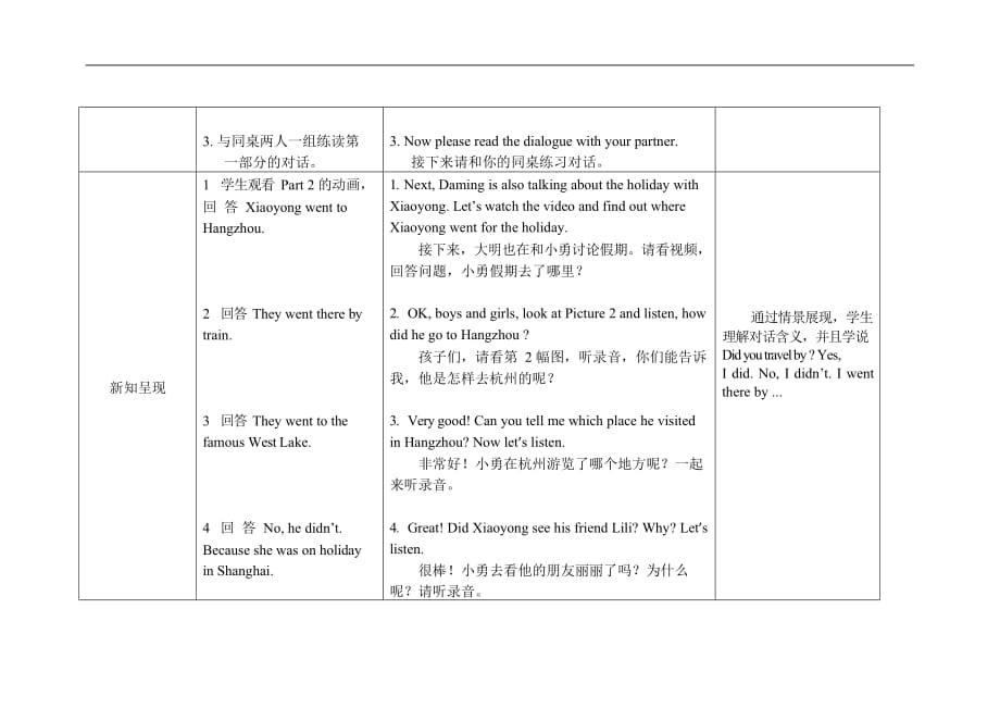 外研版四年级英语下册《Module 9 Unit 2》精品教案教学设计优秀公开课2_第2页