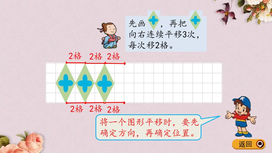 青岛版（六年制）五年级上册数学《 2.2 图形的平移与旋转》PPT课件_第4页