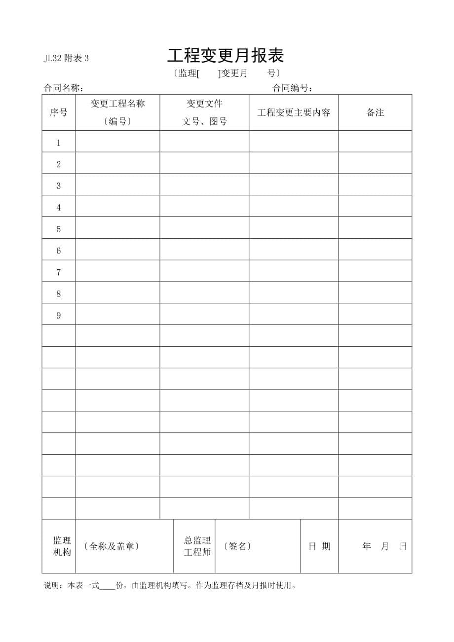 监理月报（word版）表ww_第5页