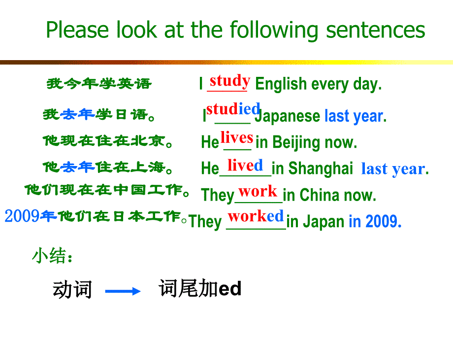 Unit12 SectionA 一般过去进行时态 课件人教版英语七年级下册_第2页