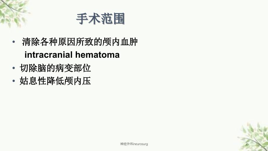 神经外科neurosurg课件_第2页