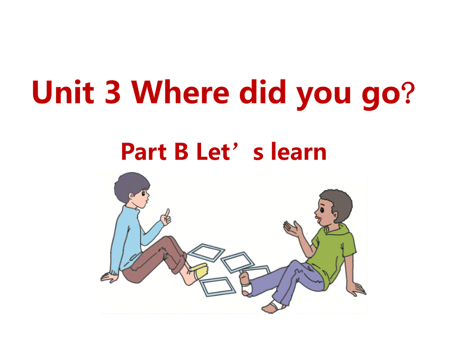 六年级下册英语课件－U3 Part B Let’s learn｜人教PEP（2014秋） (共16张PPT)_第1页