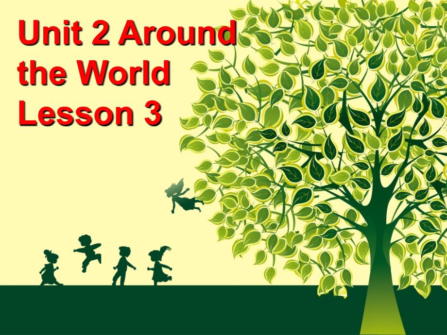 六年级上册英语课件-Unit 2 Around the World Lesson 3 2｜人教_第1页