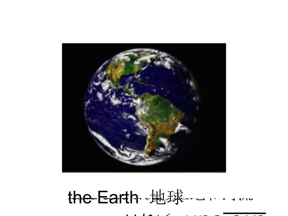 六年级下英语课件-unit5 Our Earth looks like this in space_湘少版_第3页