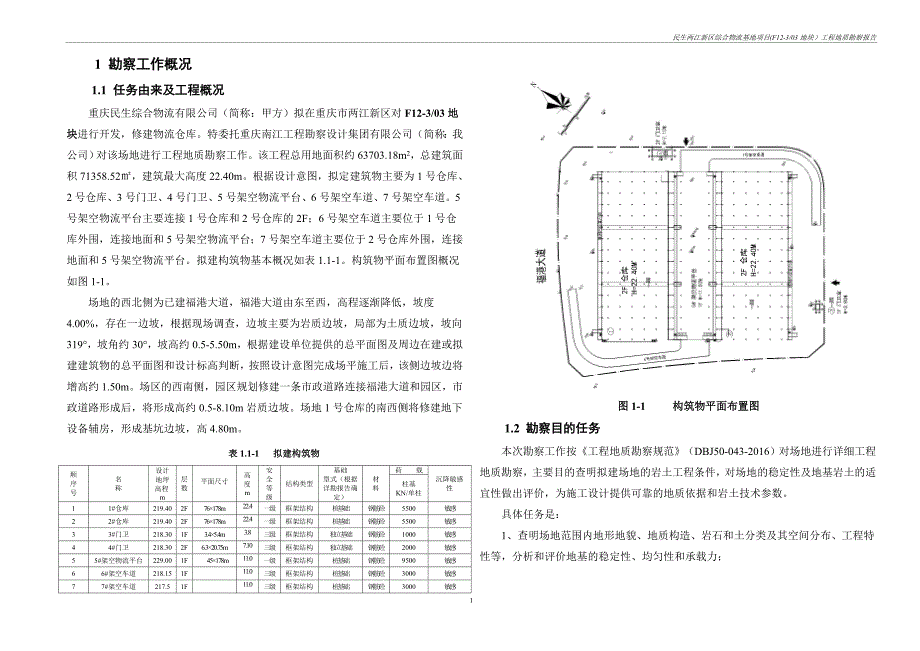 民生两江新区综合物流基地项目(F12-303地块）工程地质勘察报告_第3页
