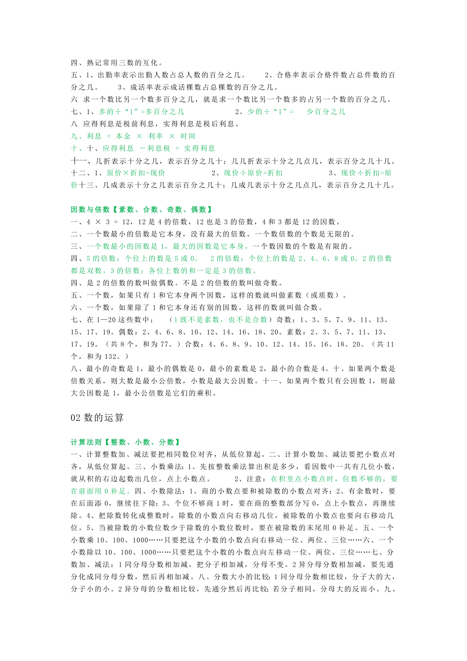 小学6年知识要点全覆盖！_第3页