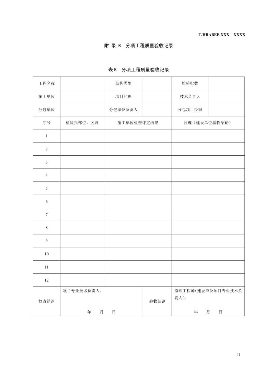 磷石膏建材检验批、分项工程、隐蔽工程质量验收记录、复检项目及检验批次_第2页