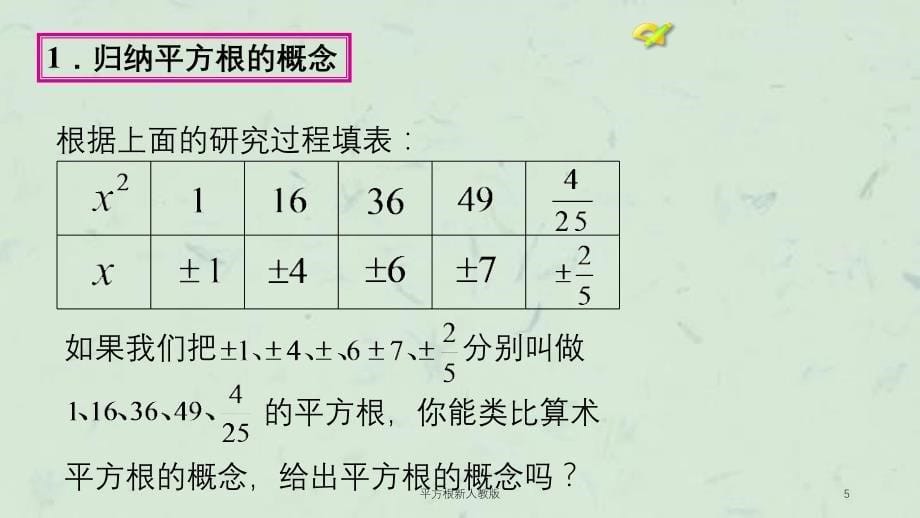 平方根新人教版课件_第5页