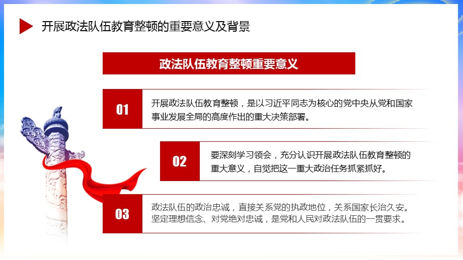 全国政法队伍教育整顿学习解读公安机关检察院法院党课PPT模板下载_第4页