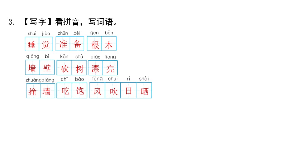 部编版三年级语文上册作业课件 第四单元知识小结_第4页