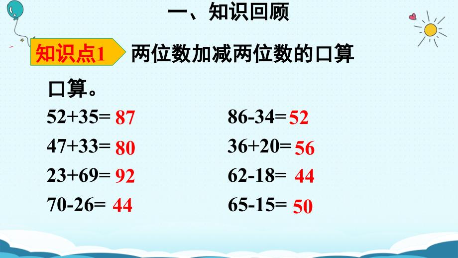 三年级上册数学授课课件-整理和复习（人教版）(共15张PPT)_第2页