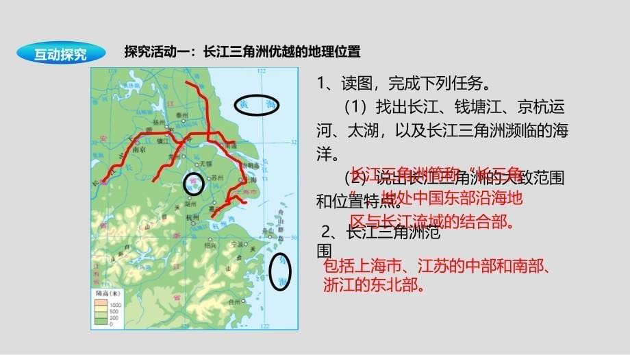 八年级地理下册湘教版课件：7.4 长江三角洲区域的内外联系_第5页