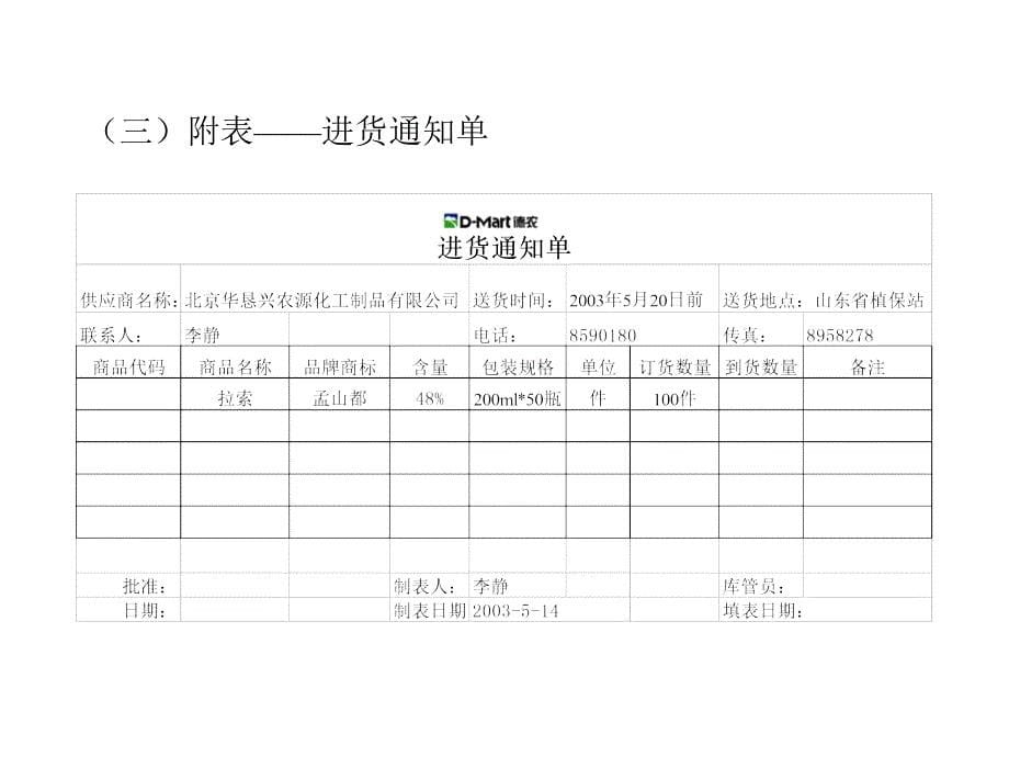 [精选]中央配送部业务流程图_第5页