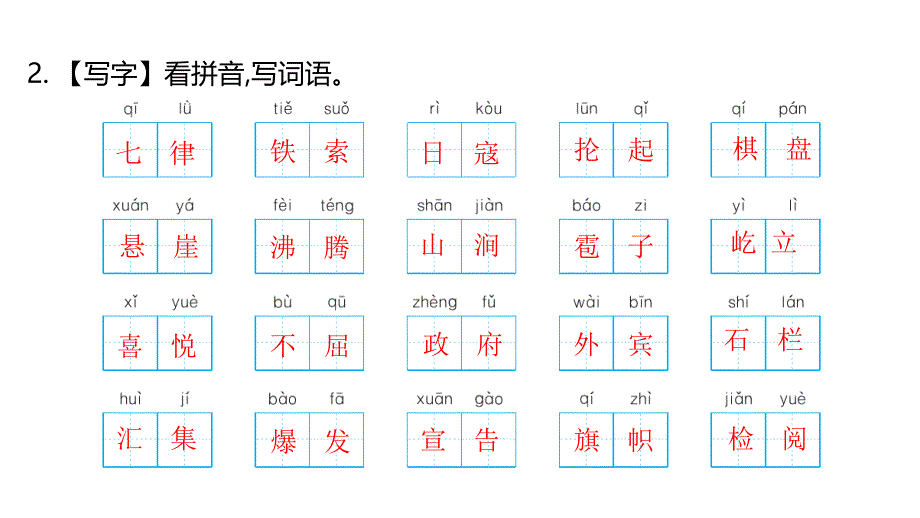 部编版六年级语文上册作业课件 第二单元知识小结_第3页