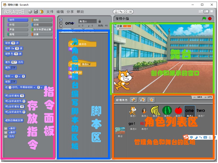 六年级下册信息技术课件-2.6初识Scratch｜ 浙江摄影版_第3页