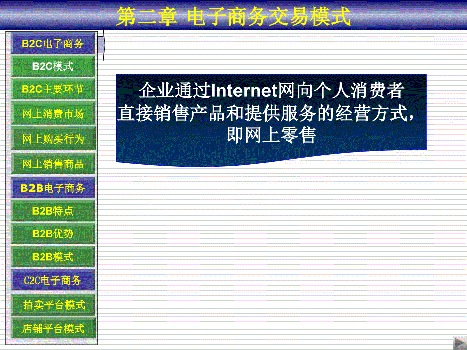 [精选]电子商务交易模式_第1页