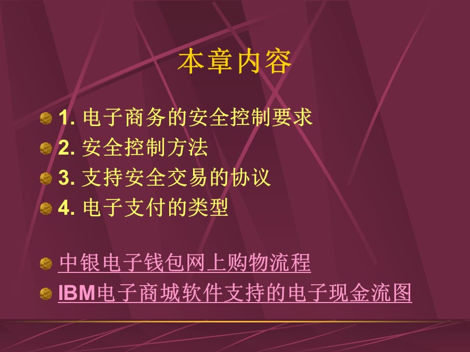 [精选]电子商务系统的安全控制培训课件_第2页