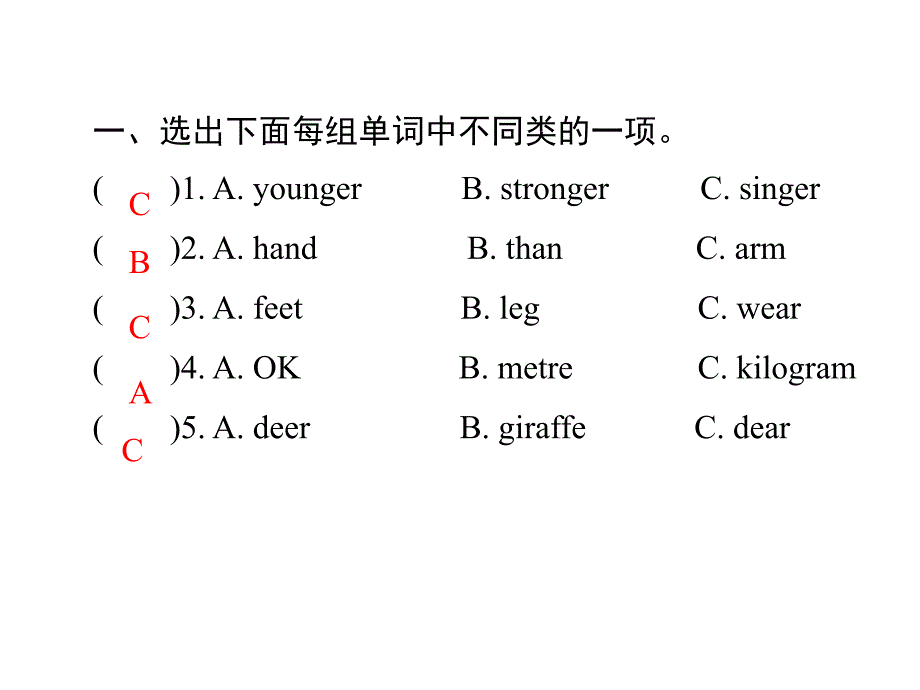 六年级下册英语习题课件-Unit 1 How tall are you？课时5：Read and write~Let’s wrap it up_人教_第3页