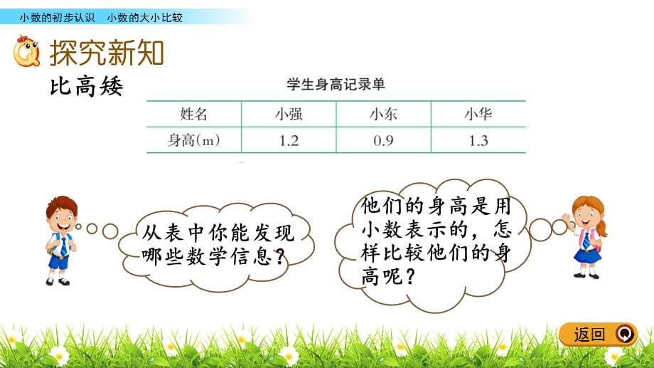 三年级下册数学课件-5.3 小数的大小比较 西师大版_第3页