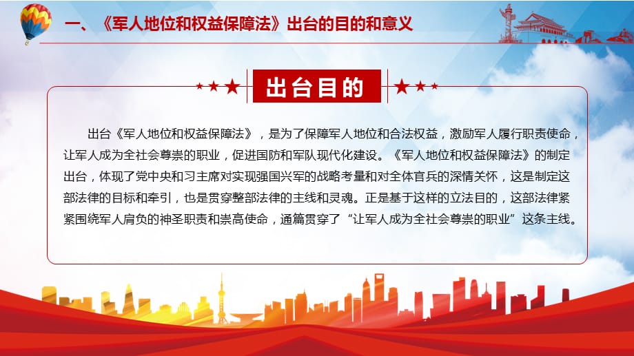 让军人成为全社会尊崇的职业2021年《军人地位和权益保障法》PPT教材演示_第5页