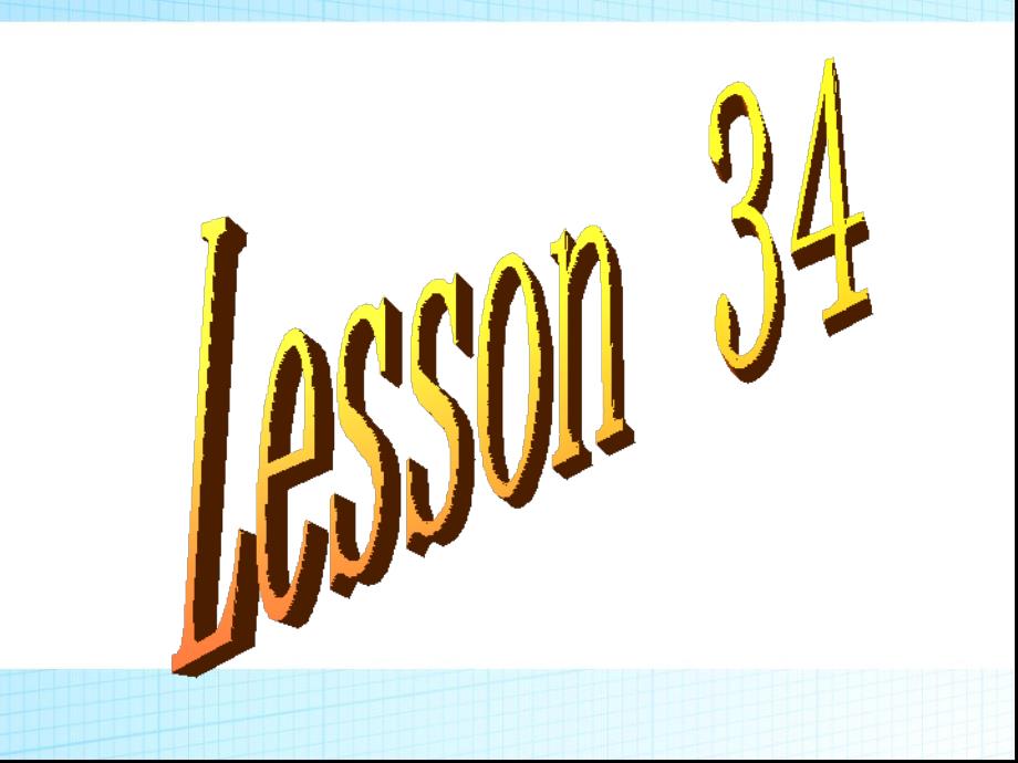 冀教版八年级英语上册 Unit 6 Lesson 34《Flying Donuts》 课件_第1页